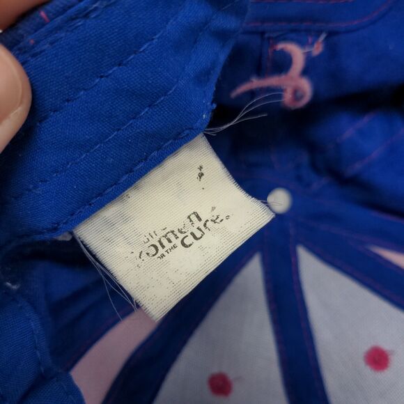 NAPA Racing Martin Truex #56 Ron Capps #28 Blue Pink Strapback Hat Breast Cancer - Picture 7 of 8